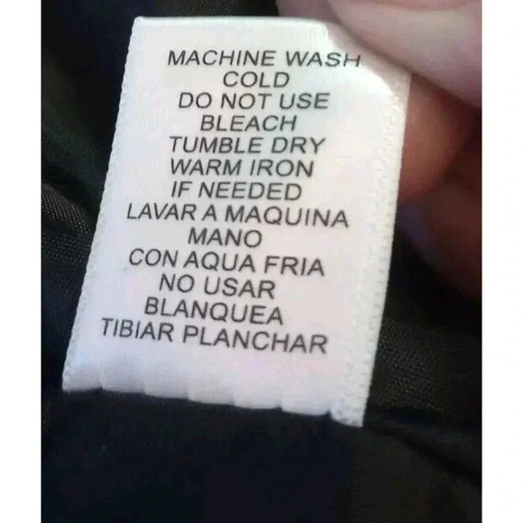 Love Tree Trench Jacket Buffalo Check Plaid One Button Mid Length Size Large - Picture 5 of 6